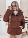 LARO Damen Steppwinterjacke braun Dstreet TY4958