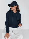 Damen Kapuzenpullover BASIC Dunkelblau BY0561