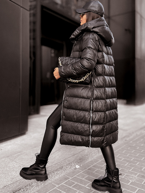 Damen Steppjacke BLACK DIAMOND Farbe Schwarz DSTREET TY3891