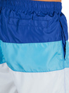 Blaue und weiße Badeshorts für Männer Dstreet SX2517