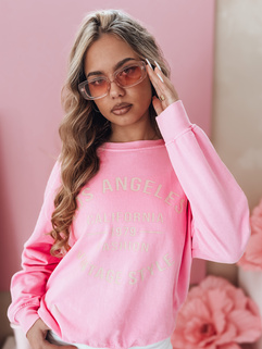 Damen Sweatshirt in Übergröße KALISTYLE rosa Dstreet BY1368_3