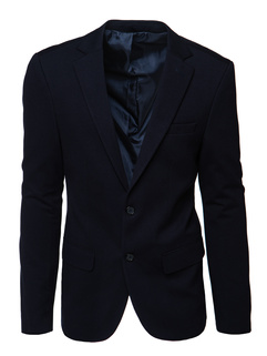 Einreihiger marineblauer Blazer für Herren Dstreet MX0632_1