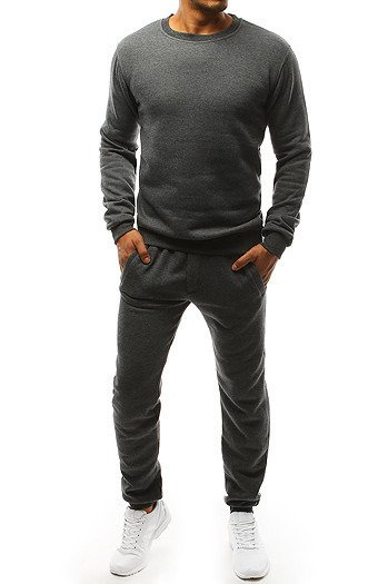 Herren Trainingsanzug dunkelgrau Dstreet AX0376