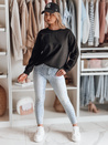 Damen Skinny Jeans Hose mit Gürtel FELINA blau Dstreet UY2474