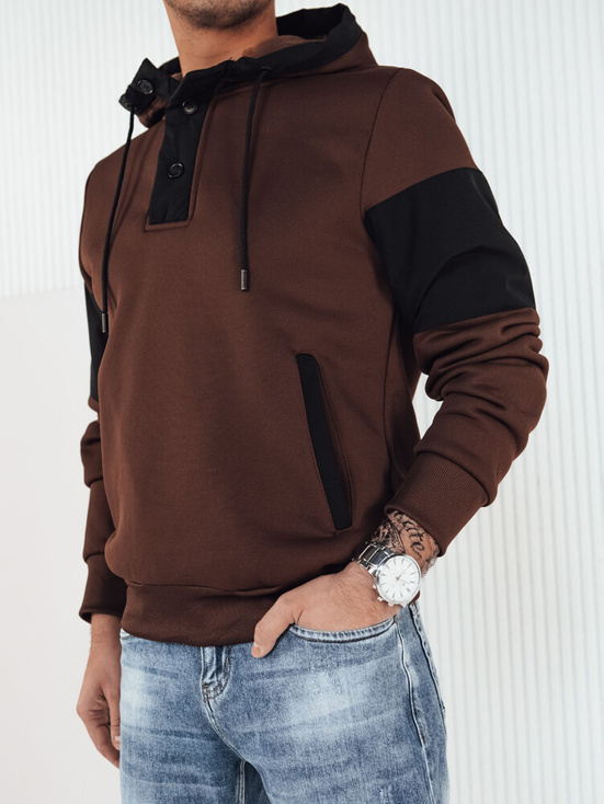 Herren Kapuzenpullover Farbe Braun DSTREET BX5647