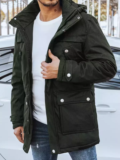 Herren Winterjacke grün Dstreet TX4280