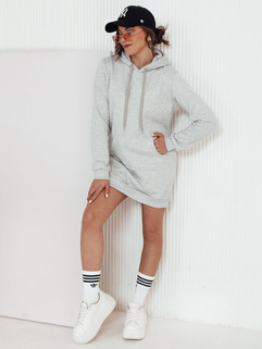 TIMMY Sweatshirt/Kleid in Hellgrau Dstreet EY1932_1