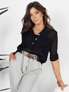 Damen Elegant Hemd LUNA Farbe Schwarz DSTREET RY2325