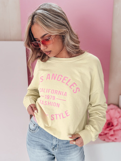 Damen Einheitsgröße Übergröße KALISTYLE Sweatshirt hellgelb Dstreet BY1366_4