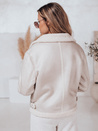 Damen Wildleder Schafsfell Mantel KASAMIRA weiß Dstreet TY4739