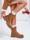Damenstiefel BASTEL Farbe Camel DSTREET ZY0425