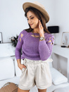 Damen Kurze Pullover LAYSI Farbe Violett DSTREET MY1747
