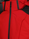Herren Winterjacke mit Kapuze rot Dstreet TX5121