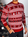 Herren Weihnachtspulli rot Dstreet WX2164
