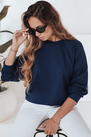 UZORI Damen Sweatshirt navy blau Dstreet BY1296