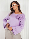 Damen Bluse mit langen Ärmeln ARNES Farbe Violett DSTREET RY2428