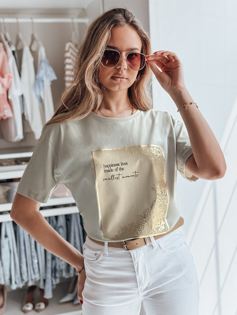 Damen T-shirt mit Aufdruck CHANTE Farbe Grau DSTREET RY2595