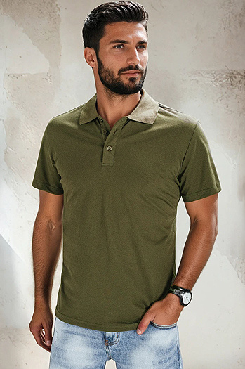 Grünes Herren-Polohemd Dstreet PX0511