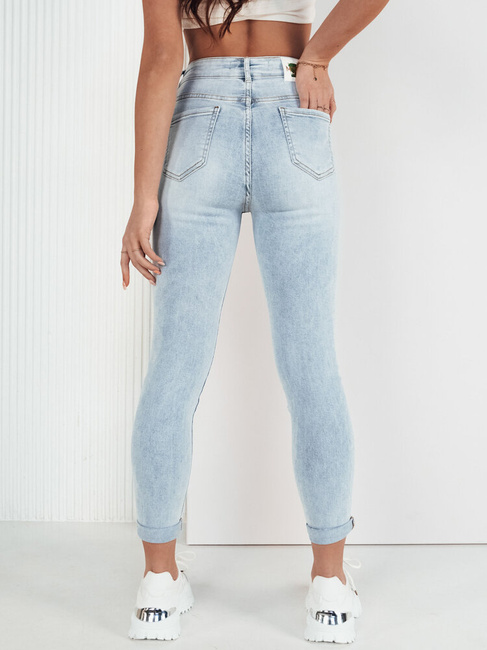 Damen Jeans mit hoher Taille AGOST  Farbe Blau DSTREET UY1903