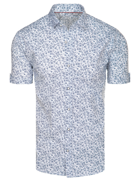 Herren Kurzarmhemd weiß Dstreet KX1072