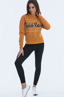 Damen Sweatshirt RACE Gelb Dstreet BY0827