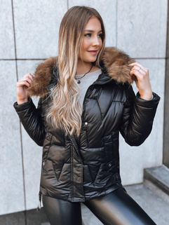 Damen Winterjacke SNOW Farbe Schwarz DSTREET TY3818_1