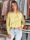 Damen Pullover in Einheitsgröße SENZIA lemon Dstreet MY2449