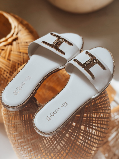 Damen GOLDISH Flip-Flops weiß Dstreet ZY0940