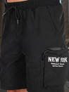 Herren Stoff Kampfshorts schwarz Dstreet SX2509