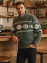 Grüner Herren-Pullover Dstreet WX2270