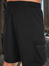 Herren Stoff Kampfshorts schwarz Dstreet SX2509