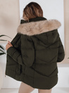 Damen Winterjacke gesteppt grün Dstreet TY5133