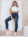 Damen Jeans mit hoher Taille EMILY ROSE Farbe Blau DSTREET UY1600
