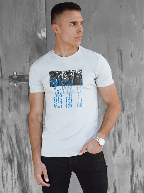 Graues Herren-T-Shirt Dstreet RX5560