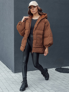 Damen Steppjacke mit Kapuze PARIMA camel Dstreet TY4510_2