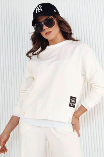 Damen BASOL ecru Sweatshirt Dstreet BY1253