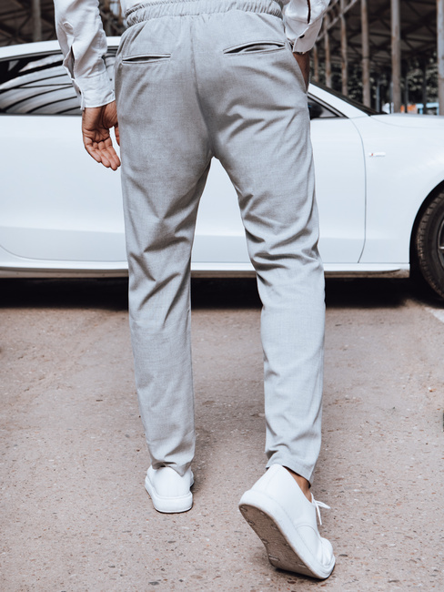 Hellgraue Chino-Hose für Herren Dstreet UX4415