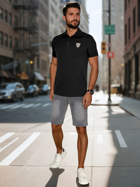 Graue Denim-Shorts für Männer Dstreet SX2491