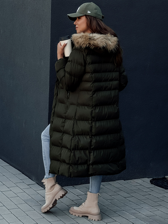 Damen Wintermantel LUXWARM grün Dstreet TY4377