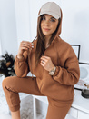 Damen Trainingsanzug Set AMILIA PREMIUM Mokka Dstreet AY0736