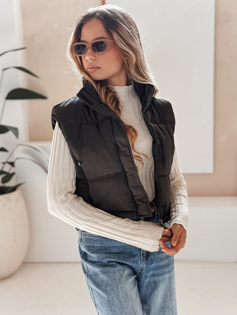 Damen Steppweste schwarz Dstreet TY5197