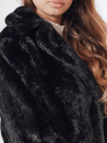 Damen Pelzmantel GLAMFLUFFY kurz schwarz Dstreet TY4985