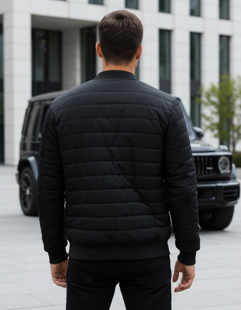 Herren Gesteppte Bomberjacke Schwarz Dstreet TX2213