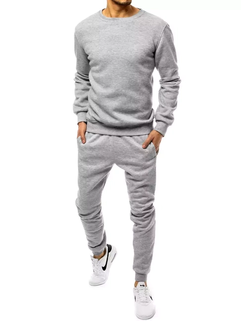 Herren Trainingsanzug Hellgrau Dstreet AX0378