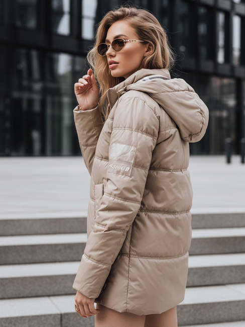 Damen Steppjacke HIMES beige Dstreet TY4243
