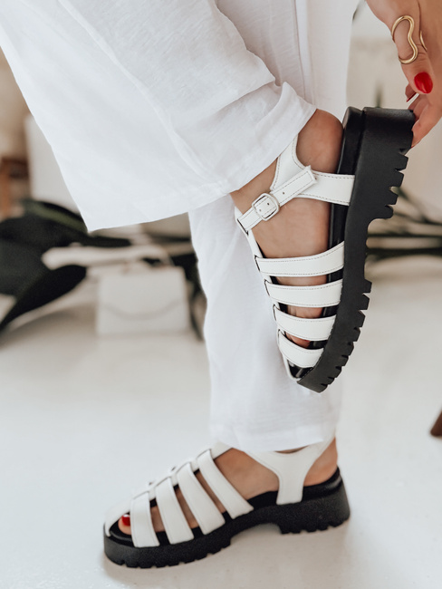 Damen SUMMERWILD Sandalen weiß Dstreet ZY0953
