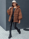 Damen Steppjacke mit Kapuze PARIMA camel Dstreet TY4510