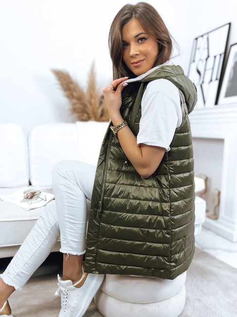 Damen Weste NIKLA Grün Dstreet TY3495