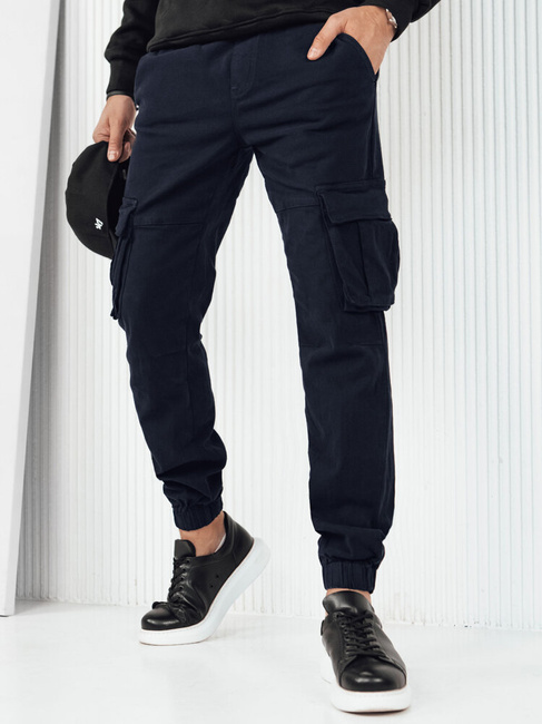 Herren Cargohosen Farbe Dunkelblau DSTREET UX4175