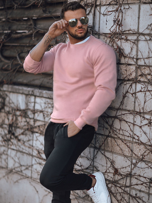 Herren Sweatshirt Rosa Dstreet BX5083z
